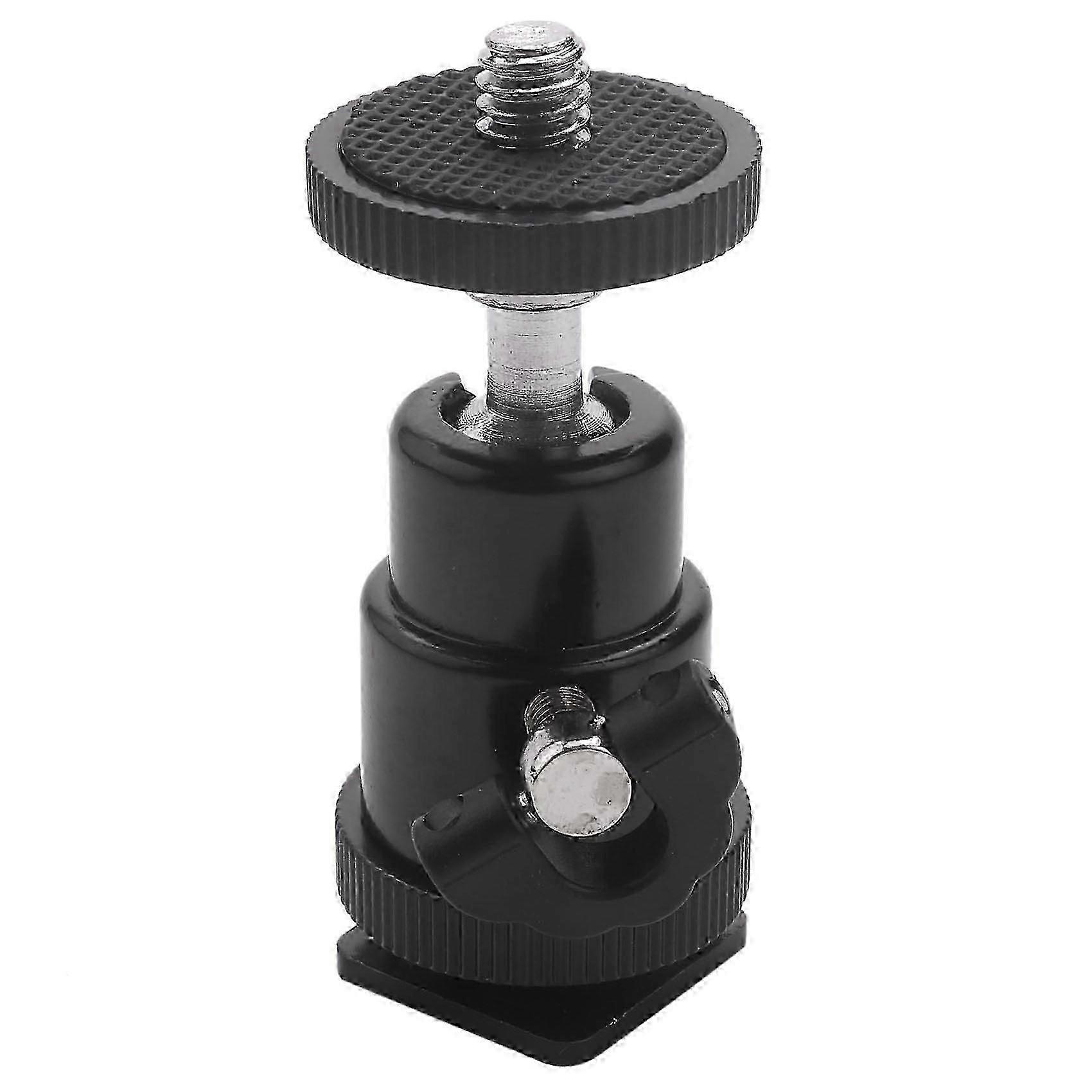 360-degree ball head Compatible with flash mount with 2-pack micro-ballhead