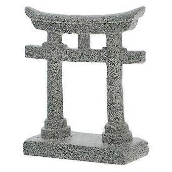 Ornement d'aquarium : porte torii japonaise, statuette d'autel shintoïste miniature en résine, décoration pour aquarium.