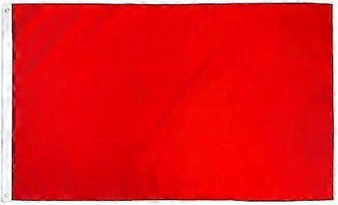 Red Solid Color Flag  rq 0049