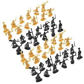 Medieval Knight Toys Plastic Action Figures for Kids 400Pcs Army Set