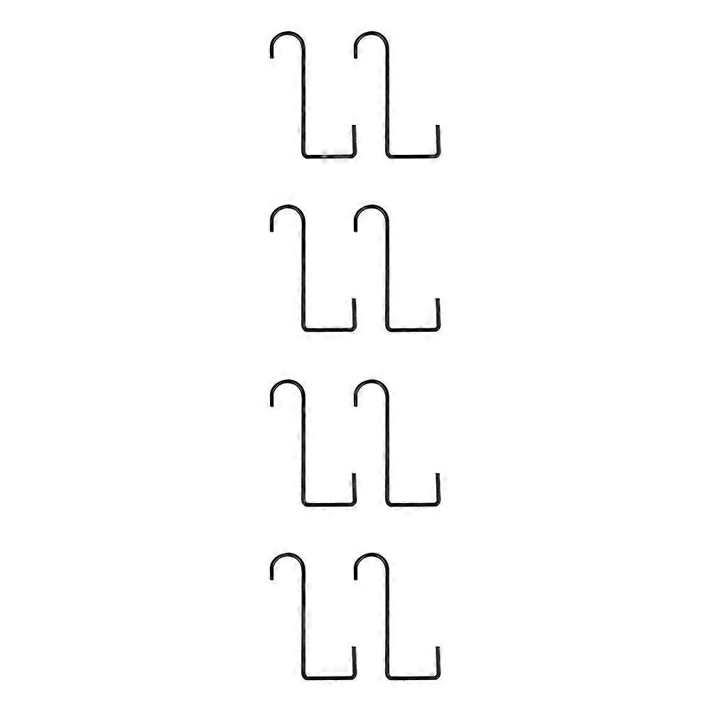 8pcs Durable Balcony Hanging Hook Practical Flowerpot Bracket For Home Use