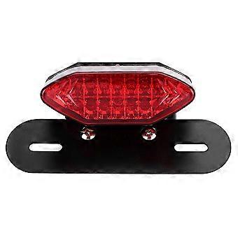 Universele Vintage Motorfiets LED Achterlicht Richtingaanwijzer Lamp Achterlicht Past voor YamahaRed