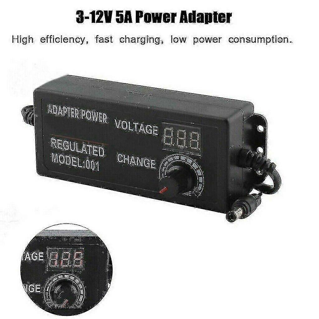 3v-24v Ac/dc Electrical Power Supply Adapter Charger Variable Voltage Adjustable