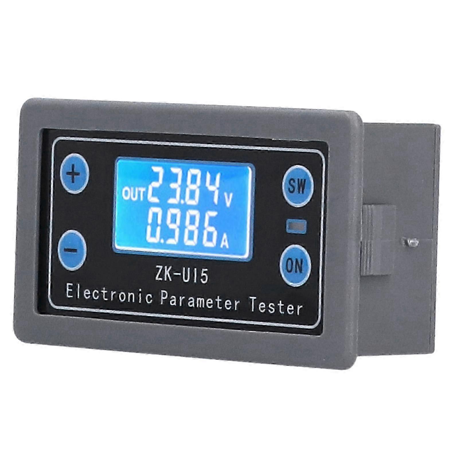 ZKU15 Voltage Current Testing Meter LCD Digital Display Multifunctional Volt Ammeter