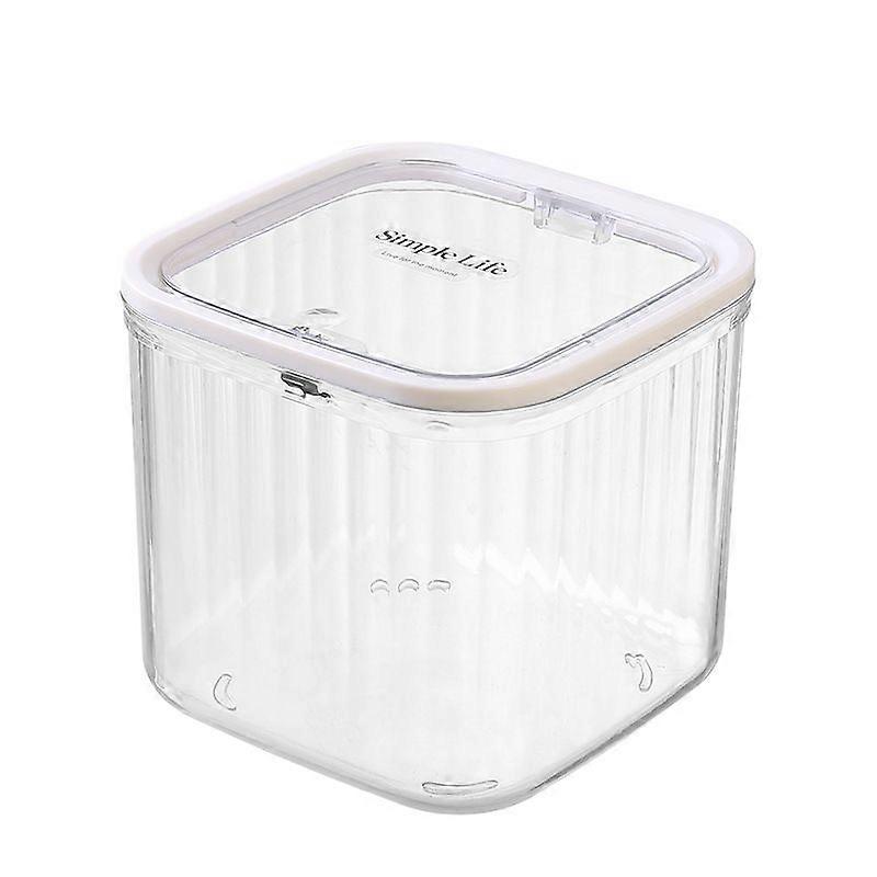 Mini Desktop Bin, Clear Plastic Trash Can with Lid