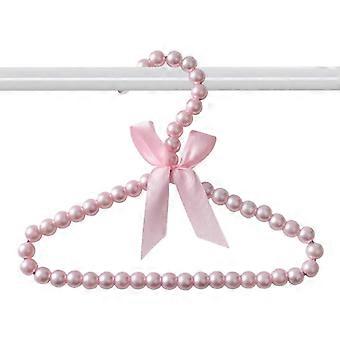 Pink Pearl Baby Hangers with Ribbon Bow for Pet Clothes & Toys