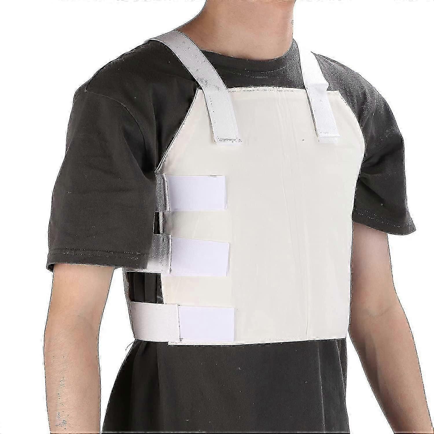 For intercostal muscle strain sternal support back brace