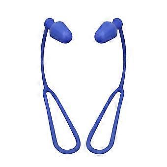 Waterproof Nose Clip Set with Rope for Kids and Adults 4Pcs Blue