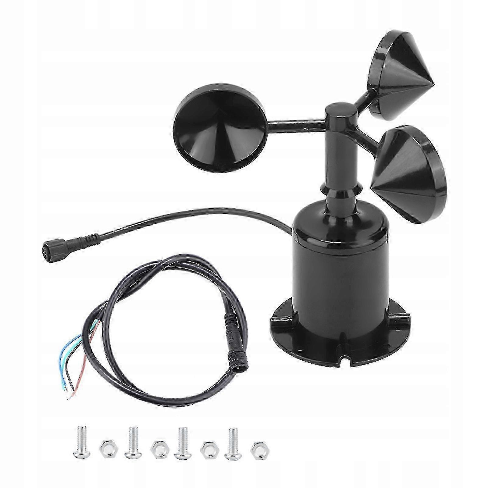 3 Cup Wind Speed Sensor Anemometer compatible with Accurate Wind Measurement