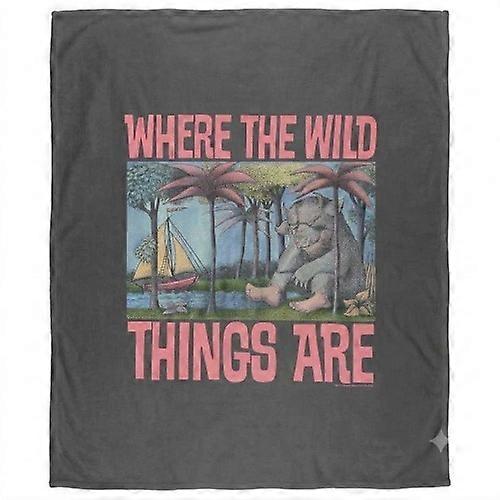 Where The Wild Things Are Silky Throw