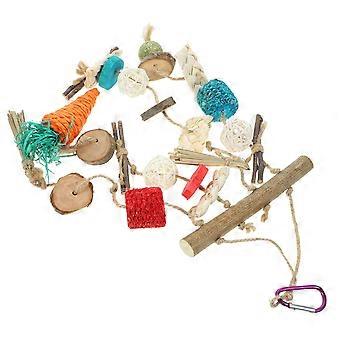 Funny Hamster String Toy for Teeth Grinding Colorful Hamster Accessory