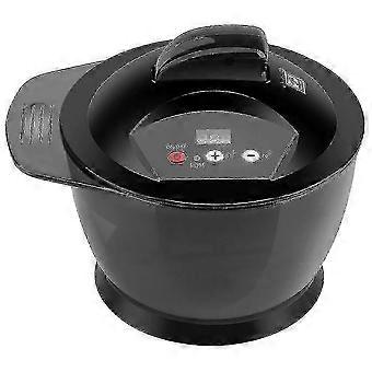 Mélangeur électrique automatique pour crème capillaire, rechargeable par USB, avec écran LCD et bol mélangeur pour coloration.