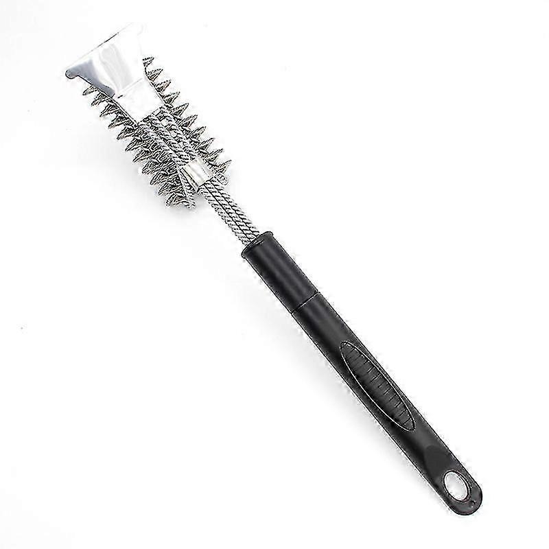 Barbecue Tools Barbecue Brush With Scraper(1 Pcs, Silver)