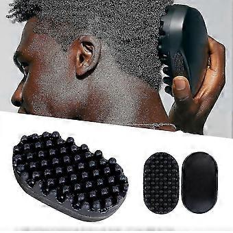 Silikon-Locken-Haarbürste, Twist-Lockenkamm für Afro-Locken, Lockenbürste für Afro-Haare, waschbar und langlebig