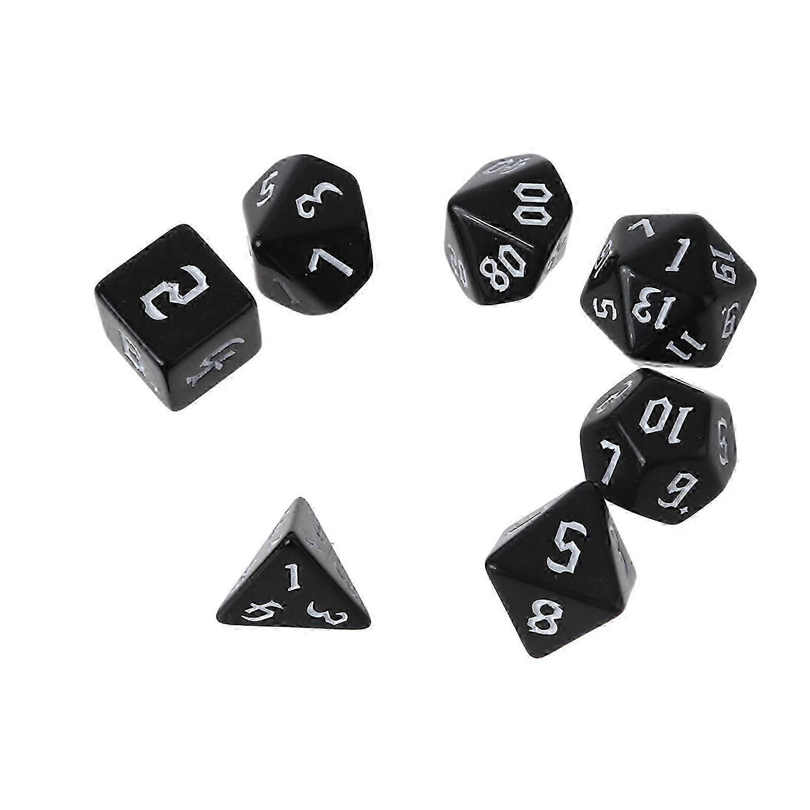 Smooth Polished Resin Polyhedral Dice