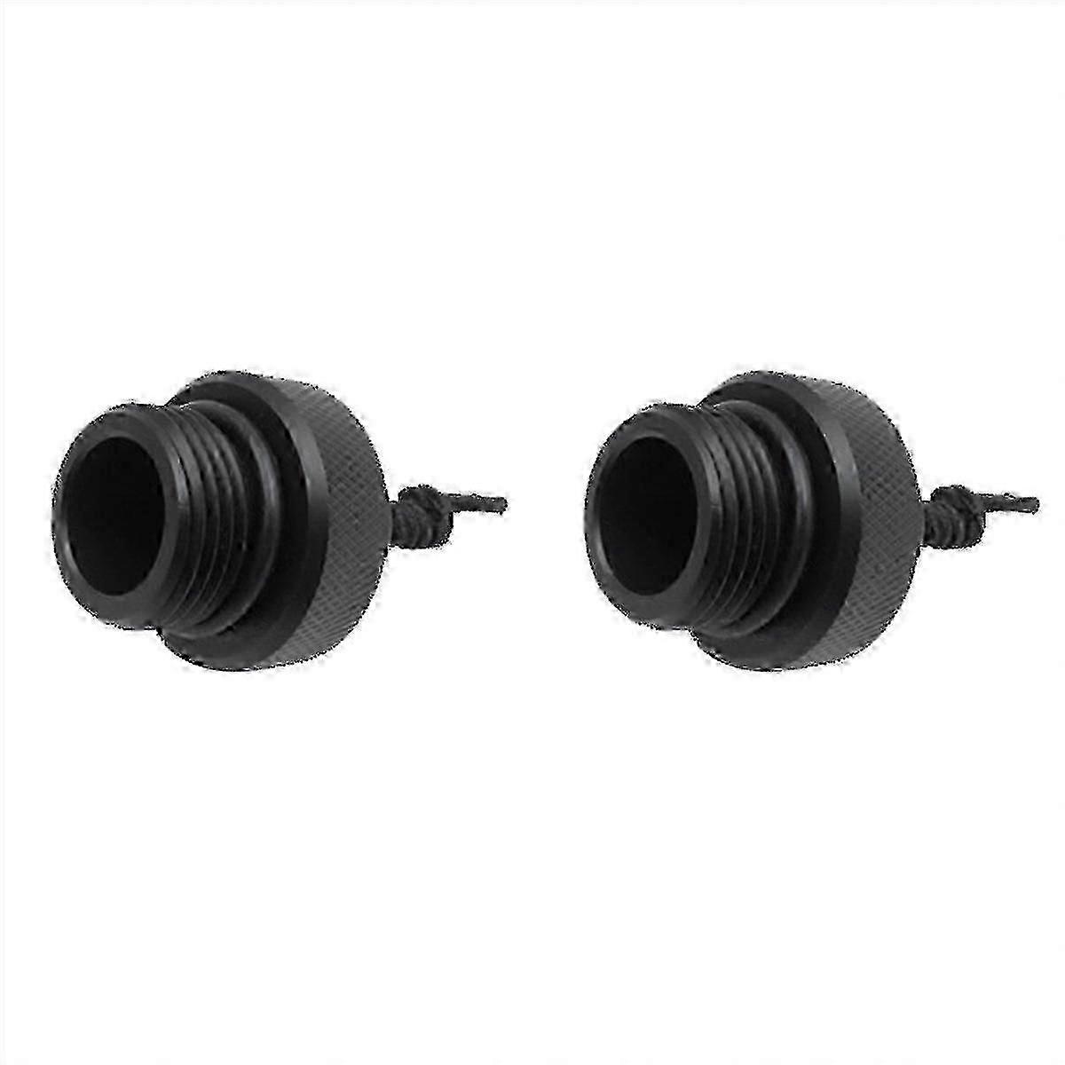 DIN Scuba Tank Cap Set with Rope