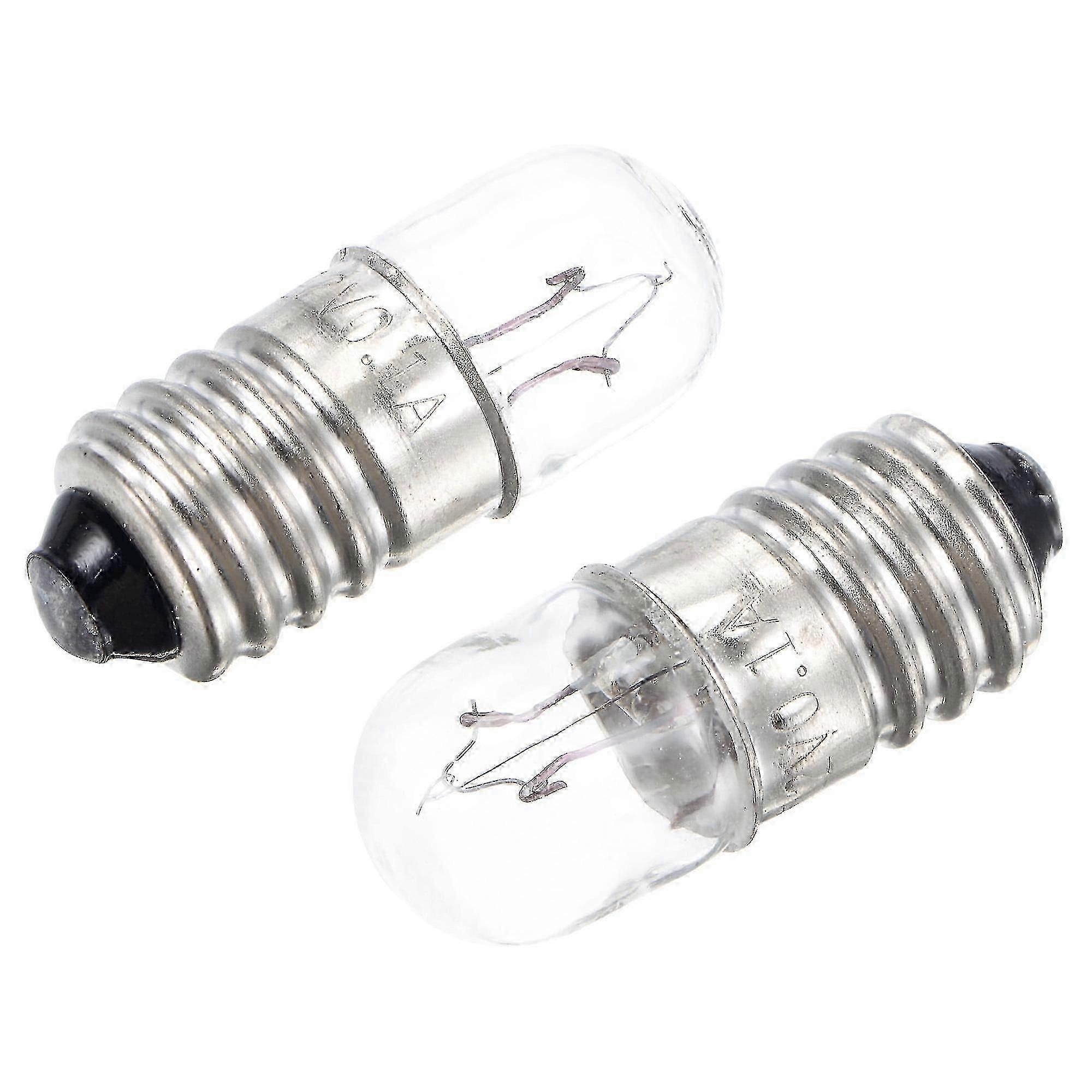 12V E10 Warm Yellow Light Mini Incandescent Bulbs 50 Count