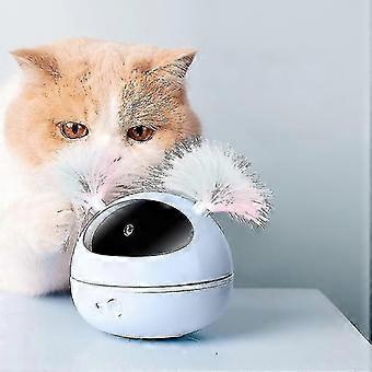 Interaktives Katzenspielzeug, elektrischer Laser, Roly-Poly-Roboter, neckisches Katzenfederspielzeug, intelligentes Haustierzubehör - cl.-GHUL