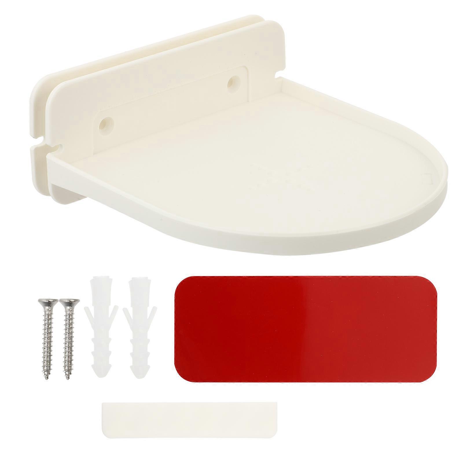 Wall Smart Speaker Holder Bracket for Storage Use 3Pcs White Color
