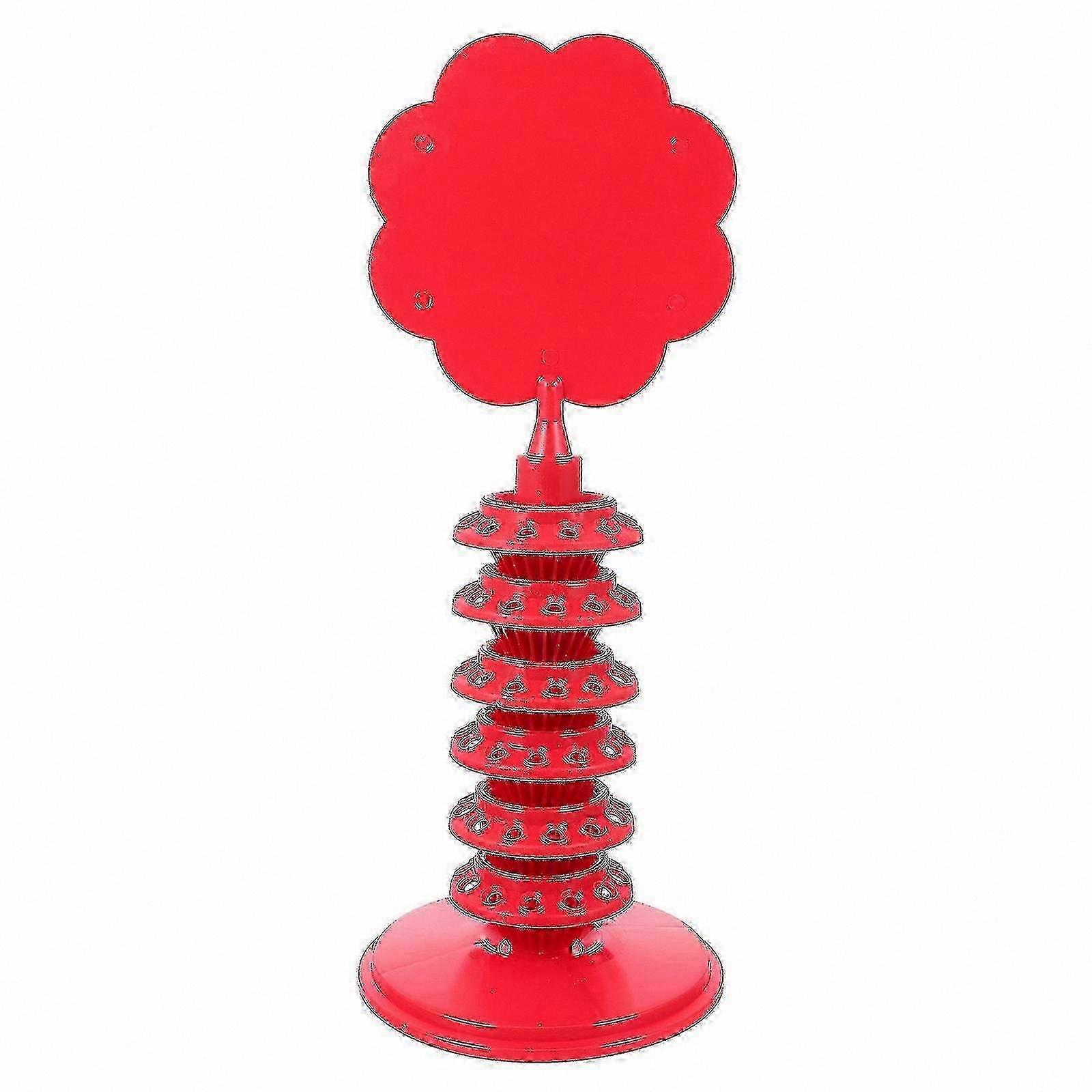 Adjustable Red Candy Display Stand