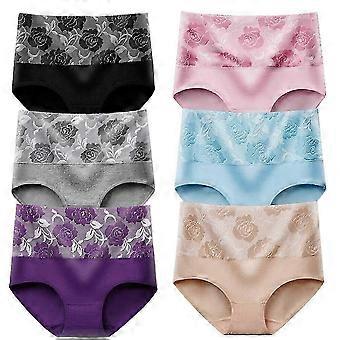 Conjunto de 6 calcinhas protetoras para incontinência urinária feminina.