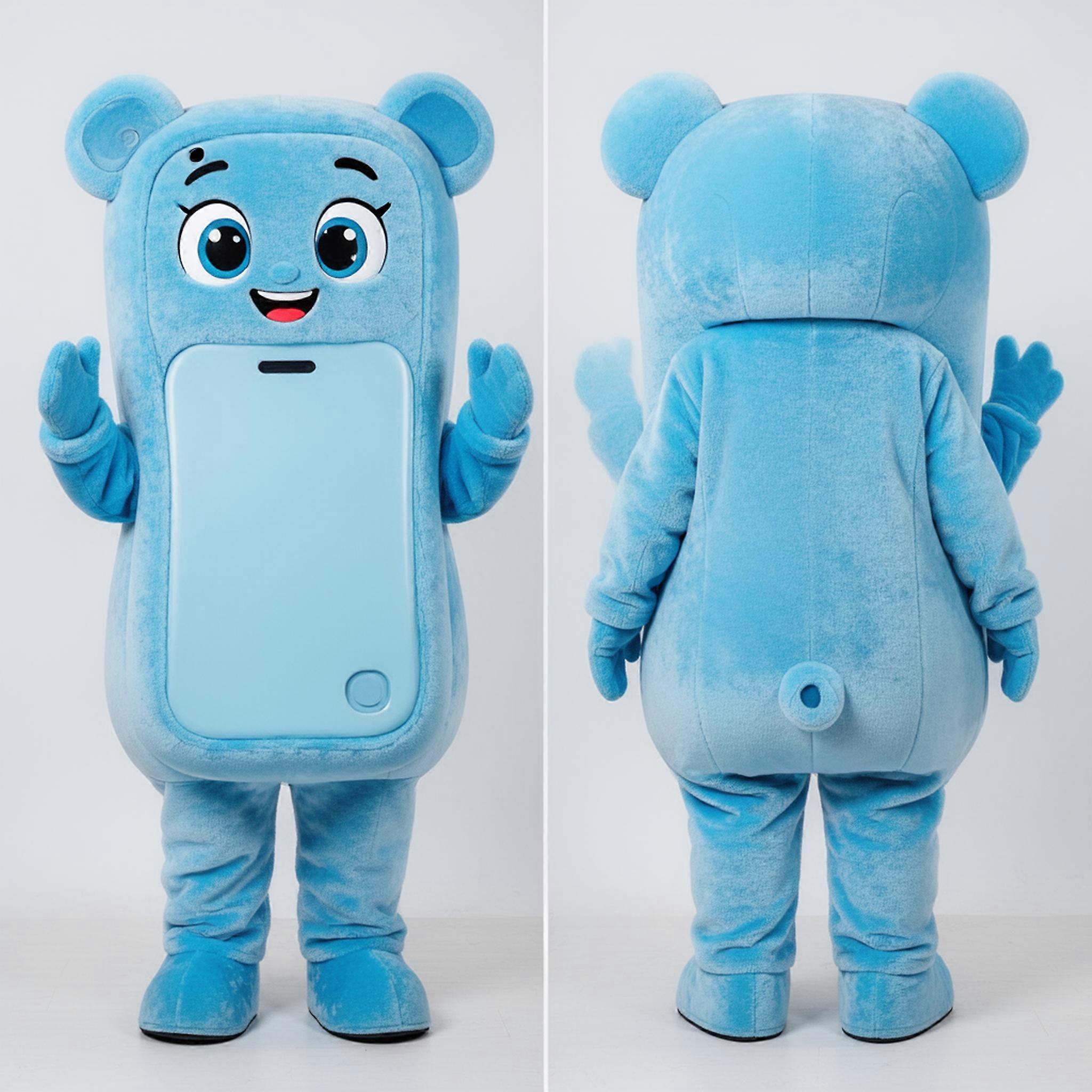 MASTICOT Sky Blue Playful Mascot