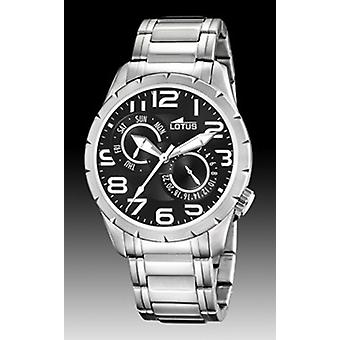 Lotus Quartz Analog Man Watch with L15646/6 Stainless Steel Bracelet