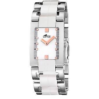Lotus ceramic Quartz Analog Woman Watch with L15595/2 Ceramic Bracelet