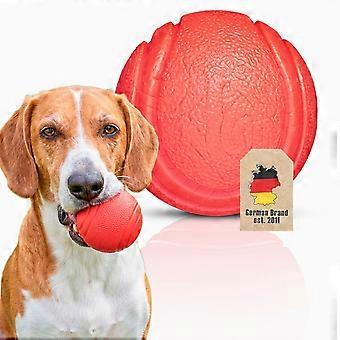 Dog Rubber Ball 7cm in KNALL RED – Dog Ball Pet Toy with 7cm Diameter