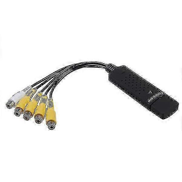 Easycap 4 Channel DVR CCTV Camera Audio Video Adapter Recordern