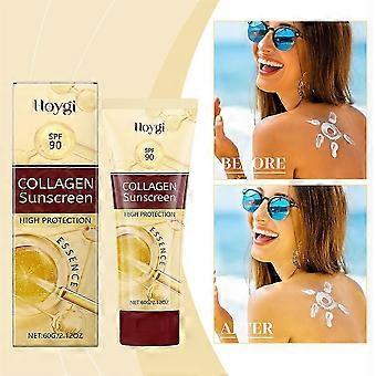 Collagen solcreme SPF90. Let og fugtgivende med UV-beskyttelse.