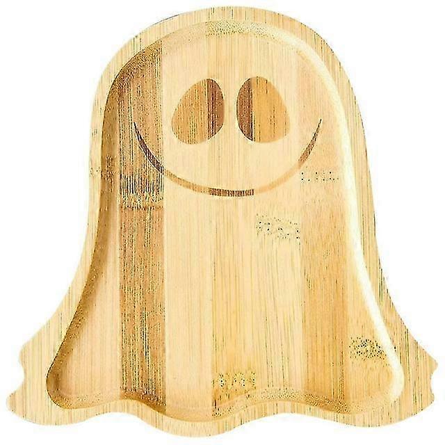 Reusable Wooden Halloween Plate