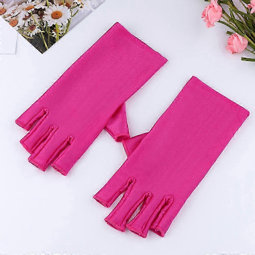 Fingerless UV Blocking Nail Gloves