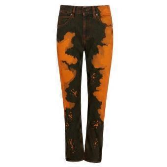 Calvin Klein Womens/Ladies Denim Paint Splatter Jeans