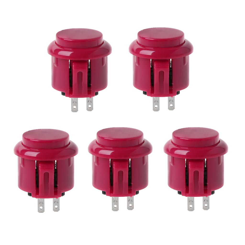 Diamond Grade 24mm Arcade Game Round Button Built-in Small Micro Switch