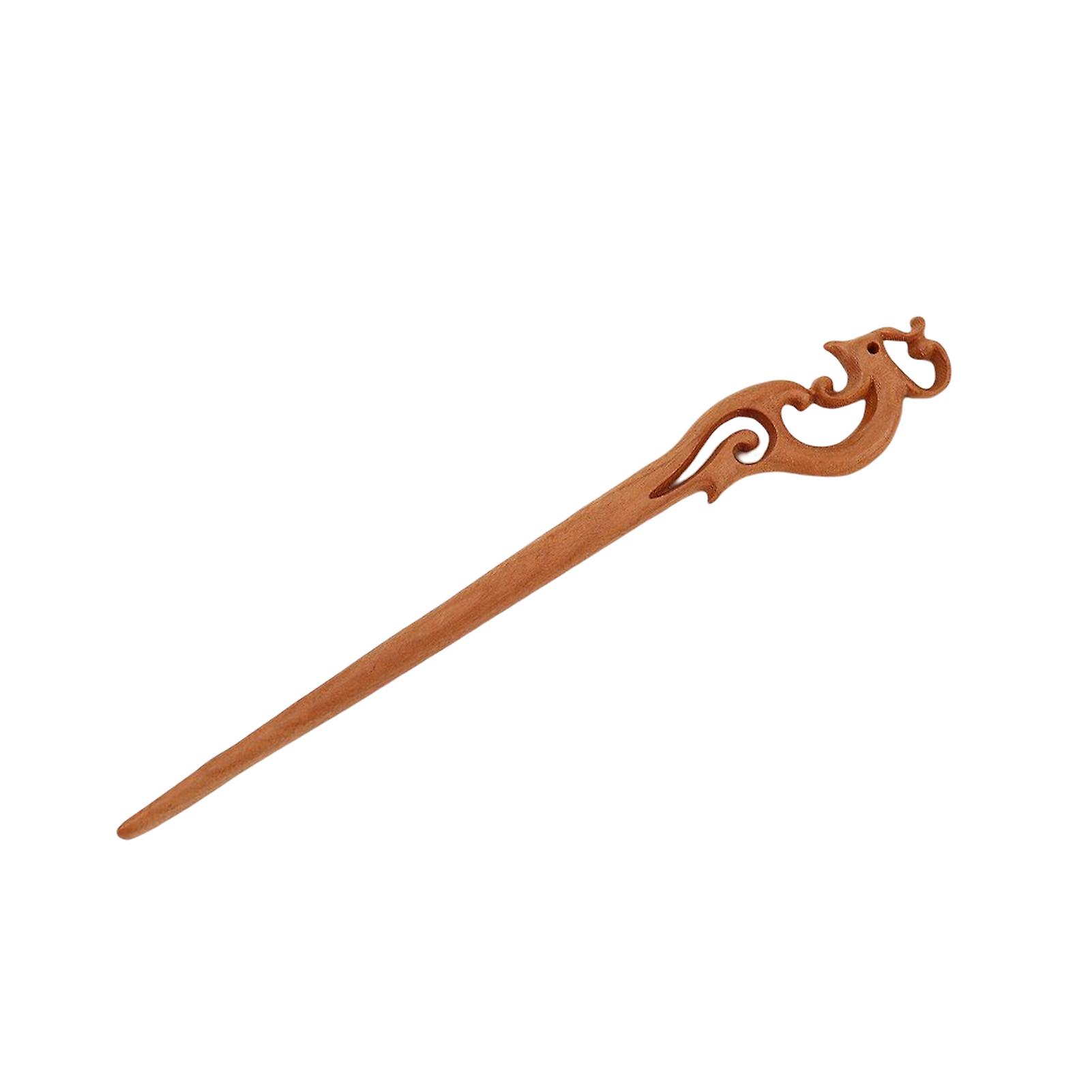 Simple Wooden Hairpin Reusable And Durable Clips Suitable