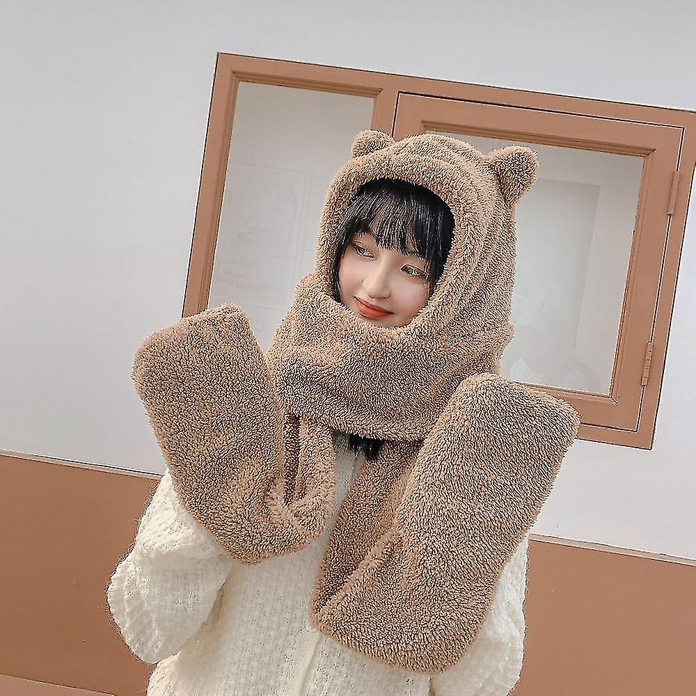 Hoodie Ears Teddy Bear Hoodie Aliexpress Winter Cute Bear Ear Hat