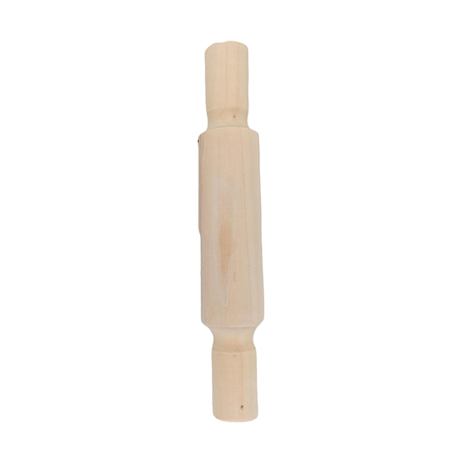 Mengxi Rolling Pin Ergonomic Design Carved Labor Saving Non-slip Good Grip Embossed Tool Wood Texture Printing Striped Mud Roller For Pottery Shop