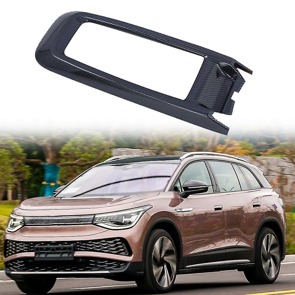 Car Carbon Fiber Central Control Gear Shift Panel Decal Interior Modification For- Id.6x 2022 2023