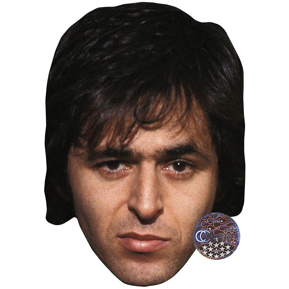 Jean-Jacques Goldman Celebrity Mask, Flat Card Face