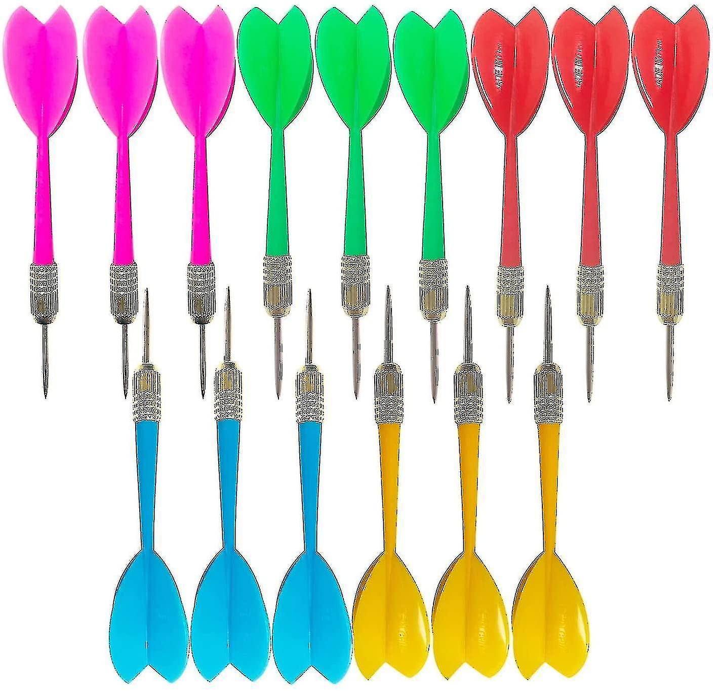 Punta in acciaio Freccette a colori Freccette 15 Pack 6 G Vari colori