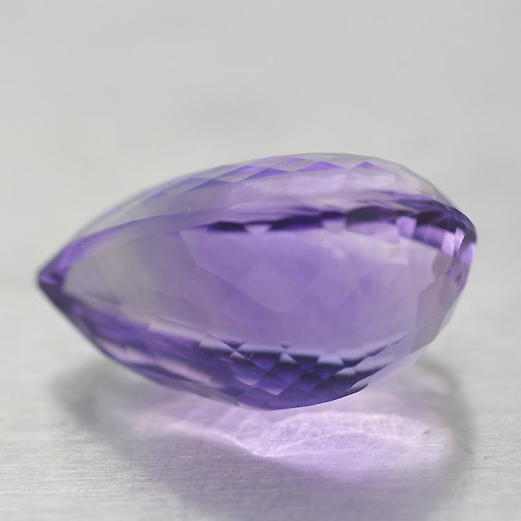 32.07ct Amethyst Pear Cut With Chessboard awo24