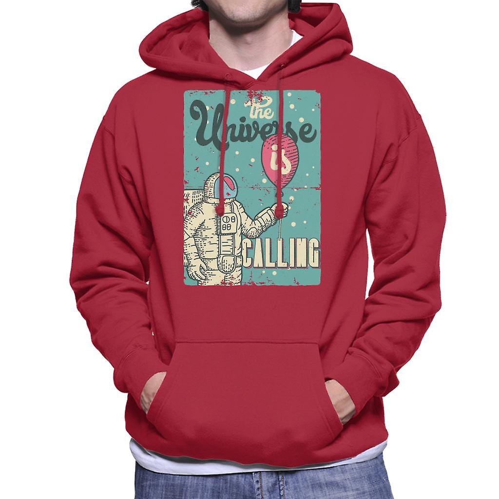 Vesmír volá kosmonaut z balónu ' s kápí na tričko