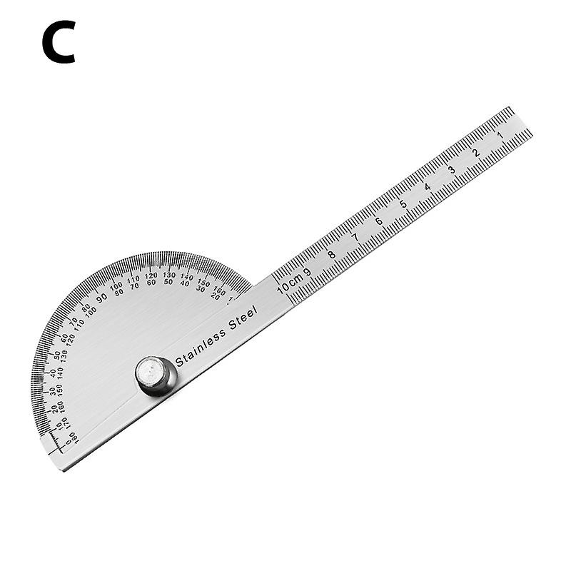 180 Degree Protractor Metal Angle Finder Goniometer Angle Ruler Woodworking Tool