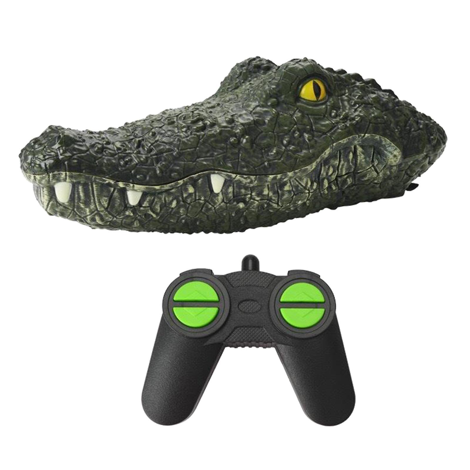 RC Boat Simulation Crocodile Head Prank Remote Control Boat Battery Supply