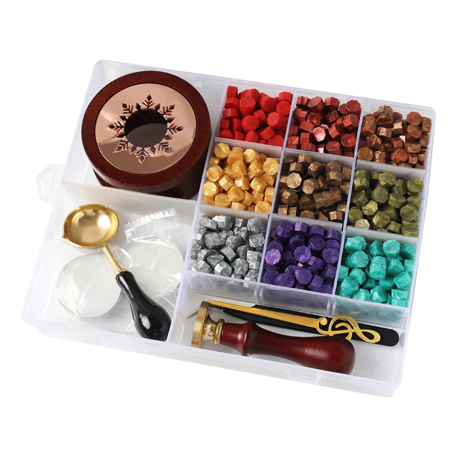 Wachs Siegel Kit Siegel Wachs Perlen Kit DIY Wachs Perlen für Handwerk Dekoration D