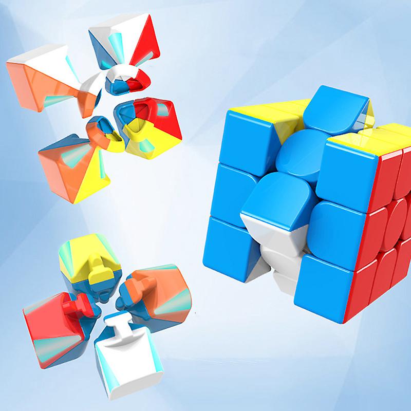 3x3x3 Magic Cube Stickerless Cube Puzzle Cubes Educational Toys For Students