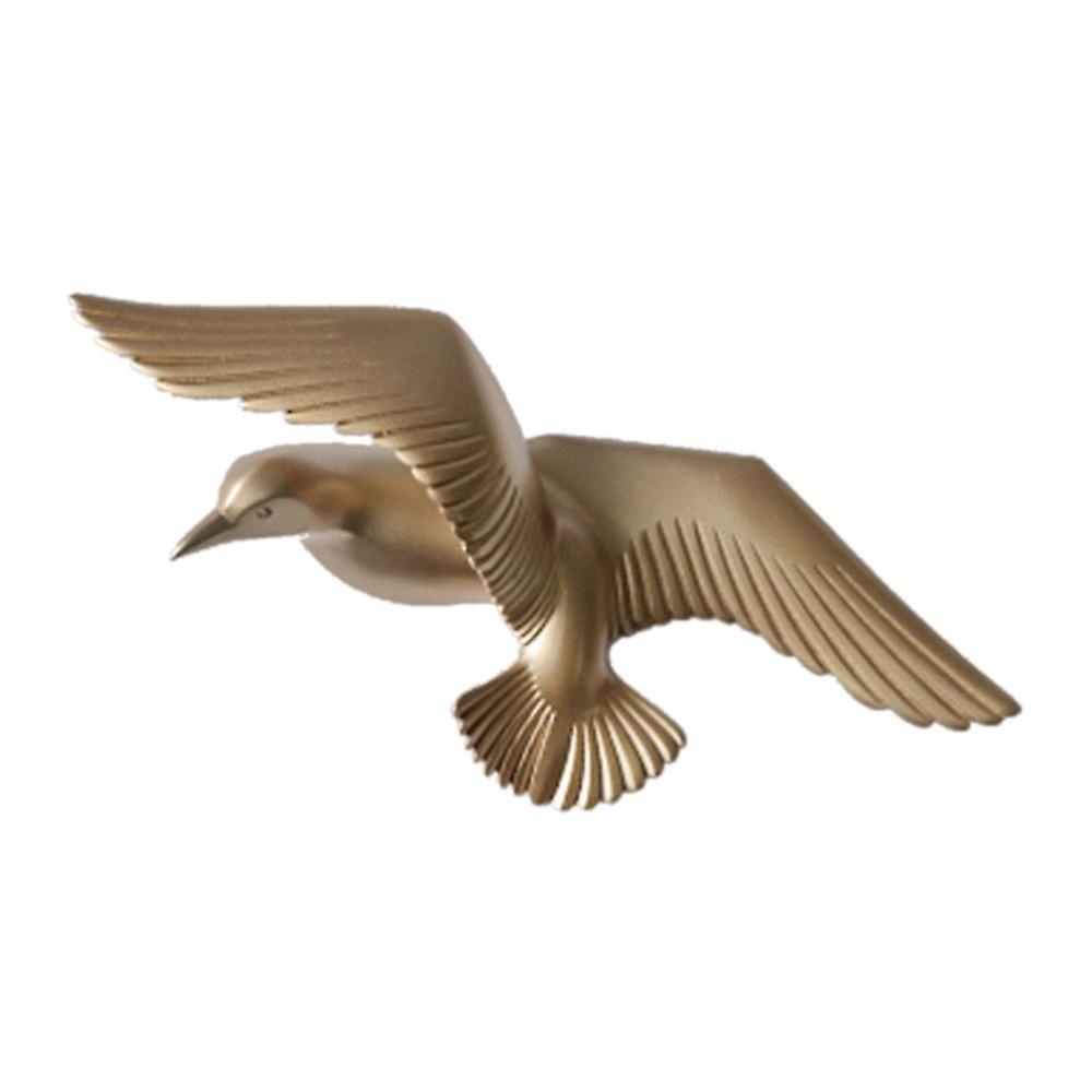 Creative Resin Seagull Shaped Bedroom Tv Background Wall Decorations E Gold