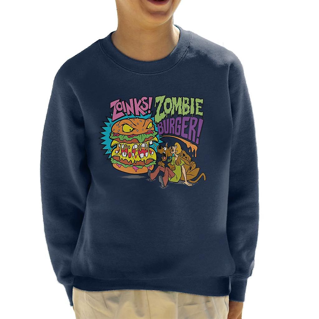 Scooby Doo Halloween Zombie Burger Kid's Sweatshirt