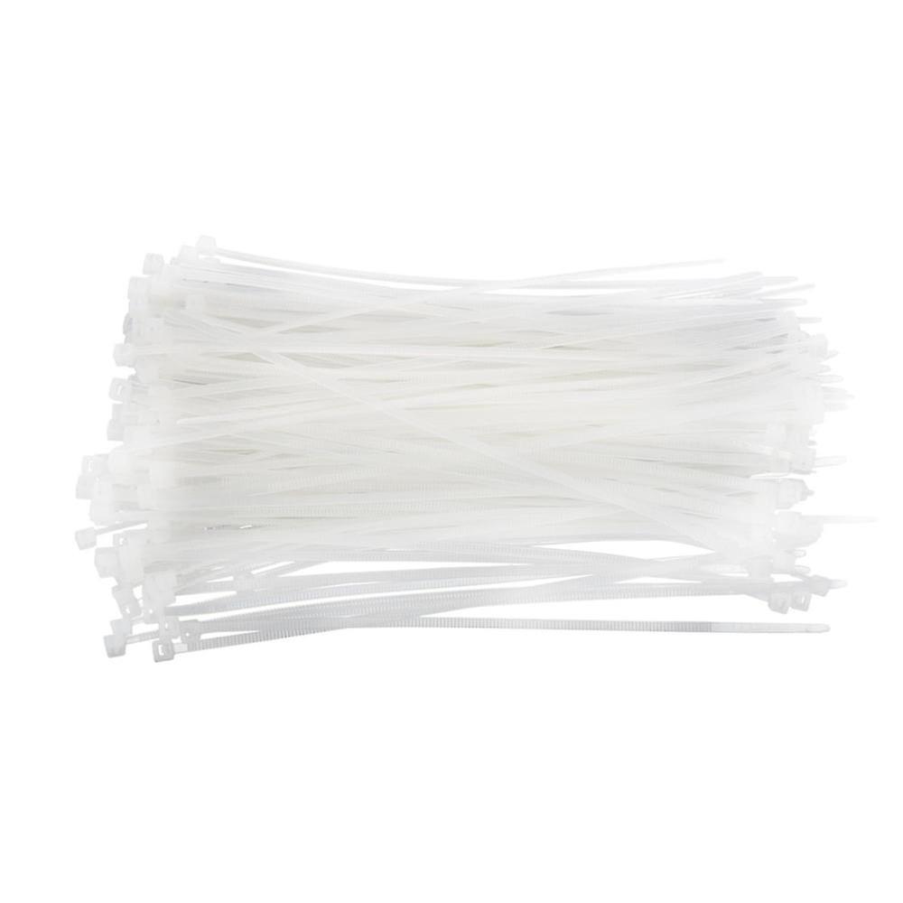 Cable Ties Wraps / Zip Ties, White 200pcs 150mmx3mm